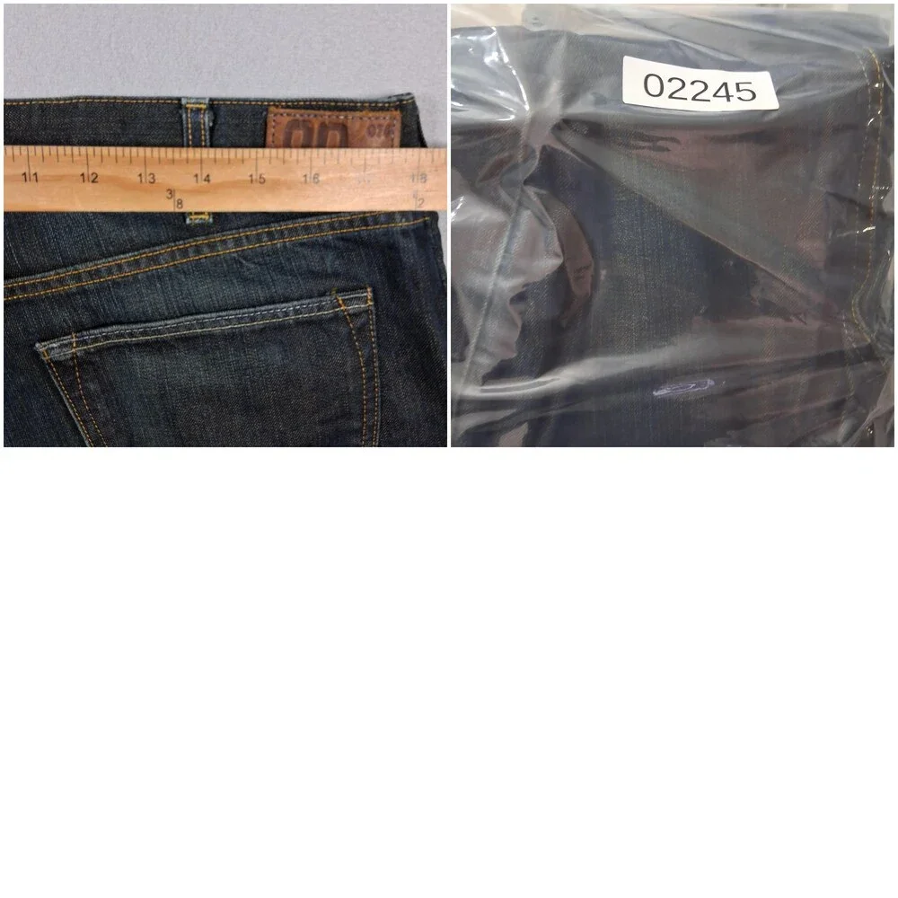 Banana Republic Relaxed Fit Jeans Mens 38x30 Blue Denim Straight Leg Dark Wash